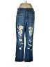 Cello Jeans 100% Cotton Hearts Blue Jeans Size 13 - photo 1