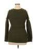 Allison Brittney 100% Acrylic Green Pullover Sweater Size L - photo 2