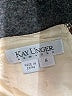 Kay Unger 100% Polyester Chevron-herringbone Brown Formal Skirt Size 4 - photo 4