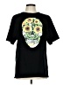 Eighty Eight Floral Black Short Sleeve T-Shirt Size L - photo 1