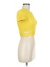Liquido Yellow Short Sleeve Turtleneck Size M - photo 4