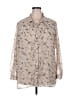 Laura Scott 100% Polyester Tan Long Sleeve Blouse Size 18 - photo 1