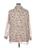 Laura Scott 100% Polyester Tan Long Sleeve Blouse Size 18 - photo 2