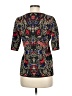 Carlisle Black Short Sleeve Blouse Size M - photo 2