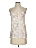 Tibi 100% Silk Ivory Sleeveless Silk Top Size 0 - photo 1