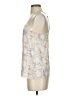 Tibi 100% Silk Ivory Sleeveless Silk Top Size 0 - photo 5