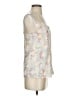 Tibi 100% Silk Ivory Sleeveless Silk Top Size 0 - photo 4
