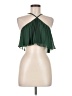 Shein 100% Polyester Green Sleeveless Blouse Size 6 - photo 1