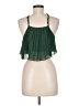 Shein 100% Polyester Green Sleeveless Blouse Size 6 - photo 2