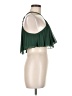 Shein 100% Polyester Green Sleeveless Blouse Size 6 - photo 4