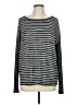 Gap Stripes Gray Black Pullover Sweater Size M - photo 1