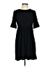 Dee Elly Solid Black Casual Dress Size S (estimated) - photo 1