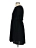 Dee Elly Solid Black Casual Dress Size S (estimated) - photo 5