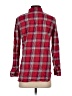 Madewell Plaid Red Long Sleeve Button-Down Shirt Size XS - photo 2