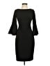 Calvin Klein Solid Black Cocktail Dress Size 2 - photo 1