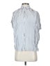 Madewell 100% Viscose Stripes Blue Sleeveless Button-Down Shirt Size XS - photo 1
