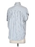 Madewell 100% Viscose Stripes Blue Sleeveless Button-Down Shirt Size XS - photo 2