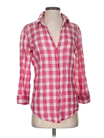 Fei 3/4 Sleeve Button-Down Shirt (view 1)