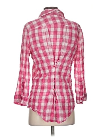 Fei 3/4 Sleeve Button-Down Shirt (view 2)
