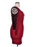 Shein Curve 100% Polyester Red Cocktail Dress Size 0X - photo 4