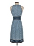 Max Studio Print Blue Casual Dress Size 1 (estimated) - photo 2