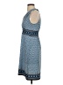 Max Studio Print Blue Casual Dress Size 1 (estimated) - photo 5
