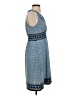 Max Studio Print Blue Casual Dress Size 1 (estimated) - photo 4