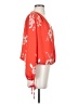 Collective Concepts 100% Polyester Orange 3/4 Sleeve Blouse Size S - photo 4