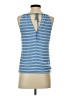 Express 100% Polyester Blue Sleeveless Top Size XS - photo 2