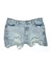 Good American Blue Denim Shorts Size 15 - photo 1