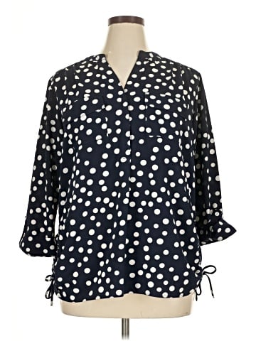 Roz & Ali 3/4 Sleeve Blouse (view 1)