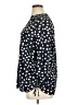 Roz & Ali Polka Dots Black 3/4 Sleeve Blouse Size 1X - photo 5