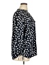 Roz & Ali Polka Dots Black 3/4 Sleeve Blouse Size 1X - photo 4