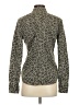 Equipment Animal Print Gray Long Sleeve Blouse Size S - photo 2