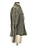 Equipment Animal Print Gray Long Sleeve Blouse Size S - photo 4