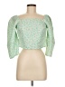 Levi's 100% Polyester Green 3/4 Sleeve Blouse Size M - photo 1