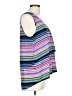 Chaus 100% Polyester Blue Sleeveless Top Size L - photo 4
