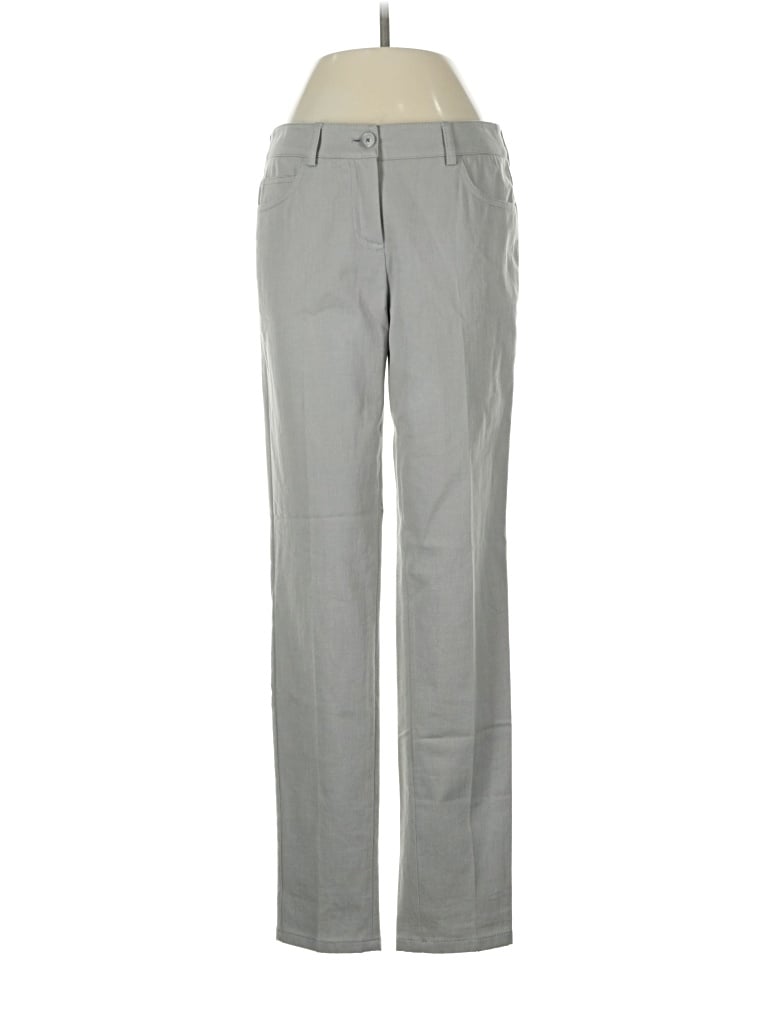 Pre-owned Akris Dress Pants In Gray