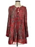 Free People 100% Polyester Red Long Sleeve Blouse Size XS - photo 1