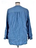 Per Se Blue Long Sleeve Blouse Size 1X - photo 2
