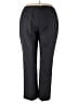 Le Suit 100% Polyester Gray Black Dress Pants Size 18 - photo 2