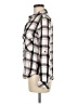 Sanctuary 100% Rayon Plaid Ivory Long Sleeve Button-Down Shirt Size M - photo 5