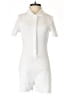 Assorted Brands Solid White Romper Size S - photo 1