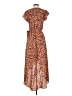She + Sky Animal Print Brown Casual Dress Size S - photo 2