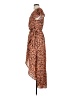 She + Sky Animal Print Brown Casual Dress Size S - photo 5