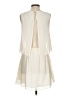 BCBGeneration 100% Recycled Polyester Ivory Cocktail Dress Size S - photo 2