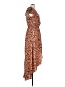 She + Sky Animal Print Brown Casual Dress Size S - photo 4