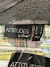 Attitudes by Renee Color Block Brown Long Sleeve Blouse Size S - photo 7