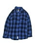 OshKosh B'gosh Checkered-gingham Blue Long Sleeve Button-Down Shirt Size 6 - photo 1