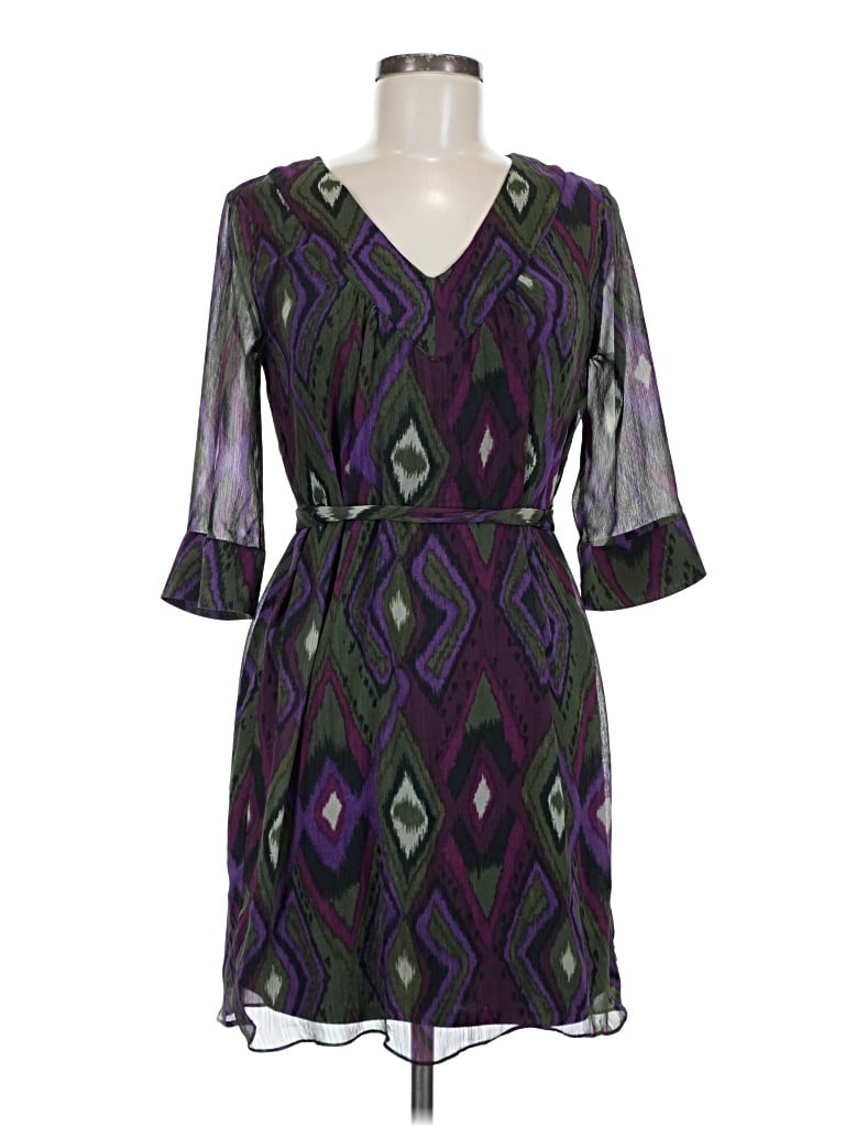 Pre-owned I.n. Studio Cocktail Dress In Purple